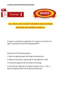 Life&comma; Health&comma; and Accident Insurance Exam Louisiana Questions and Answers &ndash; Complete Study Guide for Louisiana Insurance Licensing Exam Preparation &lpar;A&plus; Review Material&rpar;