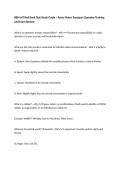 88M AIT Red Book Test Study Guide &ndash; Army Motor Transport Operator Training and Exam Review