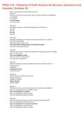 PHSC 210 &ndash; Elements of Earth Science&colon; PHSC210 All Quizzes &vert; questions and answers &vert; latest Spring 26 - Liberty University&period;