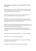 ECP Government Chapter 1 Study Questions &ndash; Complete Practice Questions&comma; Answers&comma; and Revision Guide