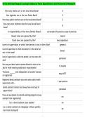 Iowa Dental Board Jurisprudence Test Questions and Answers Rated A