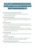 ETA CPP COMPREHENSIVE STUDY&NewLine;GUIDE 2026 FULL QUESTIONS AND&NewLine;SOLUTIONS GRADED A&plus;