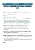 ETA CPP FINAL TEST 2026 QUESTIONS&NewLine;WITH CORRECT ANSWERS GRADED&NewLine;A&plus;&NewLine;