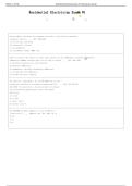 Residential Electrician Exam Questions and Answers Verified Study Guide