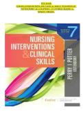 Nursing Interventions and Clinical Skills &lpar;7th Edition&rpar; &ndash; Lecture summary and study guide