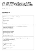 Package deal&colon;&colon; ATPL  SARON Exams Questions and Answers &vert; 2026&sol;2027