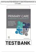 TEST BANK FOR Buttaro&colon; Primary Care&colon; A Collaborative Practice&sol; Interprofessional Collaborative Practice 6TH EDITION &lpar;All Chapters 1- 228&rpar; Questions And Answers in 260 Pages&period;&NewLine;