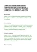 AMERICAN YAWP BUNDLED EXAMS FINAL&NewLine;PAPER 2026 SOLVED QUESTIONS AND FULL&NewLine;SOLUTION UPDATED