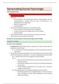 Samenvatting Sociale Psychologie &vert; UGent &vert; 2025&sol;2026