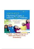 Wong's Nursing Care of Infants and Children 11th Edition Test Bank &vert; Hockenberry &vert; All 34 Chapters &vert; Verified Q&A with Rationales