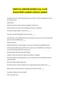 CHEM 1AL LABFLOW QUIZZES&vert; Exp&period; 1-6 All Quizzes&vert;With complete solution&vert; updated 