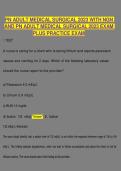 PN Adult Medical Surgical Exam Questions & Answers 2025&sol;2026 &vert; NGN &plus; Practice Exam Study Guide &vert; Med-Surg Nursing Review &vert; Verified A&plus;