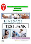 test  bank  for  Massage therapy principles and practice&NewLine;All chapters 1 to 30&NewLine;7th edition salvo&NewLine;