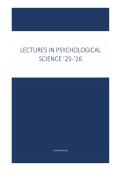 Samenvatting -  Lectures in psychological science &lpar;LIPS&rpar; &lpar;P0R60a&rpar; - 2025&sol;2026