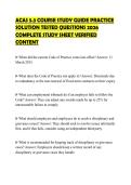 ACAS 5&period;3 COURSE STUDY GUIDE PRACTICE&NewLine;SOLUTION TESTED QUESTIONS 2026&NewLine;COMPLETE STUDY SHEET VERIFIED&NewLine;CONTENT
