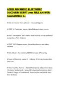 ACEDS ADVANCED ELECTRONIC&NewLine;DISCOVERY SCRIPT 2026 FULL ANSWERS&NewLine;GUARANTEED A&plus;