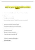 NSG 6440 Practice Test Questions & Answers &lpar;100&percnt; &NewLine;CORRECT&rpar; 