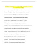 NUR2755 Exam 2 Review&colon; Perioperative and Respiratory Care Questions & &NewLine;Answers &lpar;100&percnt; CORRECT&rpar; 