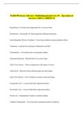 NUR2755 Exam 2 Review&colon; Multidimensional Care IV - Questions & &NewLine;Answers &lpar;100&percnt; CORRECT&rpar; 