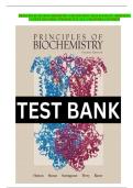 Principles of Biochemistry by Donald Voet Horton &mdash; complete 2025 test bank with answers&comma; multiple-choice questions&comma; true&sol;false exercises&comma; and all chapters covered&period;