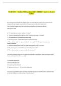 NURS 3110 - Module 44 Questions with CORRECT Answers &lpar;Latest &NewLine;Update&rpar;