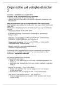 ORGANISATIE VAN DE VEILIGHEIDSSECTOR 2&colon; VIVES KORTRIJK BAMV - TOEGEPASTE CRIMINOLOGIE 