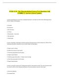 NURS 3110 - The Musculoskeletal System Test Questions with &NewLine;CORRECT Answers &lpar;Latest Update&rpar; 