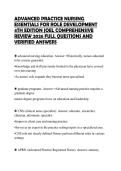 ADVANCED PATHOPHYSIOLOGY NURS&NewLine;6501 MIDTERM COMPREHENSIVE REVIEW&NewLine;2026 FULL SOLUTIONS INCLUDED