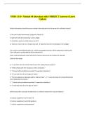NURS 3110 - Module 48 Questions with CORRECT Answers &lpar;Latest &NewLine;Update&rpar;