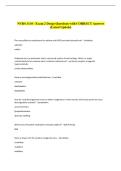 NURS 3110 - Exam 2 Drugs Questions with CORRECT Answers &NewLine;&lpar;Latest Update&rpar;