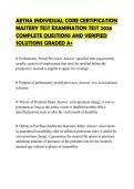 AETNA&lowbar;INDIVIDUAL&lowbar;CORE&lowbar;CERTIFICATION&lowbar;MASTERY&lowbar;TEST&lowbar;EXAMINATION&lowbar;TEST