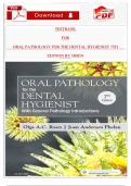 TESTBANK- Oral Pathology for the Dental Hygienist&comma; 7th Edition by Ibsen