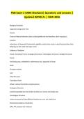 POB Exam 3 UARK Shadwick&vert; Questions and answers &vert; Updated RATED A&plus; &vert; NEW 2026