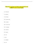 NURS 3110 - Commonly used Abbreviations Questions with &NewLine;CORRECT Answers &lpar;Latest Update&rpar; 