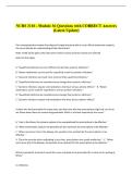 NURS 3110 - Module 36 Questions with CORRECT Answers &NewLine;&lpar;Latest Update&rpar;