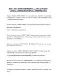 NURS 5461 MANAGEMENT QUIZ 1 QUESTIONS AND CORRECT ANSWERS &lpar;VERIFIED ANSWERS&rpar; 2026