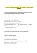 NURS 3110 - Module 35 Questions with CORRECT Answers &lpar;Latest &NewLine;Update&rpar; 