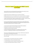NURS 3110 - Module 34 - Questions with CORRECT Answers &NewLine;&lpar;Latest Update&rpar; 