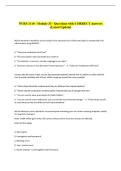 NURS 3110 - Module 33 - Questions with CORRECT Answers &NewLine;&lpar;Latest Update&rpar; 