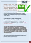 NURS 6675 FINAL EXAM 5 COLLECTION 2026 &NewLine;ACCURATE SPRING- SUMMER COMPLETE 5 VERSIONS &NewLine;QUESTIONS AND CORRECT DETAILED ANSWERS &NewLine;&lpar;VERIFIED ANSWERS&rpar; &vert;ALREADY GRADED A&plus; BEST &NewLine;DOCUMENT FOR FINAL EXAM PREP