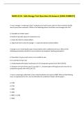 NURS 3110 - Safe Dosage Test Questions & Answers &lpar;100&percnt; CORRECT&rpar; 