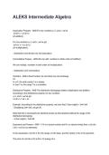 ALEKS Intermediate Algebra REVISED AND UPDATED FOR 2026&sol;2027 ACTUAL EXAM COMPLETE QUESTIONS AND CORRECT DETAILED ANSWERS &lpar;VERIFIED ANSWERS&rpar; &vert;ALREADY GRADED A&plus;&vert;&vert;BRAND NEW&excl;&excl;&NewLine;