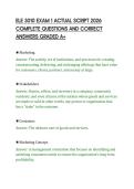 ELE 3010 EXAM 1 ACTUAL SCRIPT 2026&NewLine;COMPLETE QUESTIONS AND CORRECT&NewLine;ANSWERS GRADED A&plus;