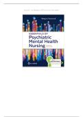 Test Bank for Essentials of Psychiatric Mental Health Nursing 8th Edition Concepts of Care in Evidence- Based Practice 8th Edition Morgan Townsend&comma; A&plus; guide&period;&NewLine;