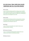 ELE 3010 EXAM 1 FINAL PAPER 2026 SOLVED&NewLine;QUESTIONS AND FULL SOLUTION UPDATED