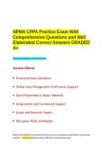 NPMA CPPA Practice Exam With Comprehensive Questions and Well Elaborated Correct Answers GRADED A&plus;&period;