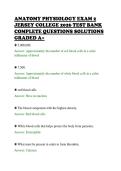 ANATOMY PHYSIOLOGY EXAM 2&NewLine;JERSEY COLLEGE 2026 TEST BANK&NewLine;COMPLETE QUESTIONS SOLUTIONS&NewLine;GRADED A&plus;&NewLine;