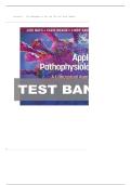Applied Pathophysiology &lpar;4th Edition&rpar; &ndash; Judi Nath &ndash; Complete Test Bank &lpar;Chapters 1&ndash;20&rpar; Applied Pathophysiology A Conceptual Approach 4th Edition&NewLine;