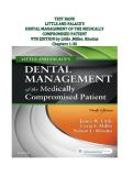 Test Bank for Little and Falace's Dental Management of the Medically Compromised Patient&comma; 9th Edition by Little&comma; Miller & Rhodus &vert; All Chapters 1-30