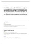 NRNP 6610 psychiatric mental health NP EXAM A&plus; GRADE ASSURED COMPLETE SOLUTIONS AND VERIFIED ANSWERS